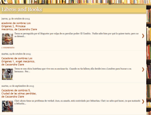 Tablet Screenshot of librosandbooks.blogspot.com