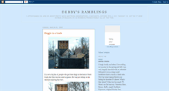 Desktop Screenshot of debbysramblings.blogspot.com