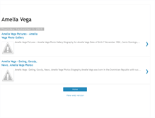 Tablet Screenshot of amelia-vega-biography.blogspot.com