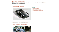 Desktop Screenshot of bestsports-cars.blogspot.com