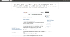 Desktop Screenshot of funnyamazingfacts.blogspot.com