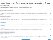 Tablet Screenshot of funnyamazingfacts.blogspot.com