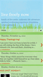 Mobile Screenshot of livefreelynow.blogspot.com