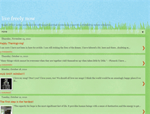 Tablet Screenshot of livefreelynow.blogspot.com
