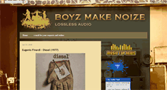 Desktop Screenshot of boyzmakenoyze.blogspot.com