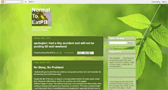 Desktop Screenshot of normaltoeatpb.blogspot.com