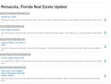 Tablet Screenshot of pensacolaflrealestate.blogspot.com