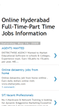 Mobile Screenshot of hyderabadcity-jobs.blogspot.com