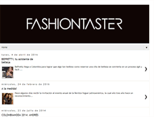 Tablet Screenshot of fashiontaster.blogspot.com