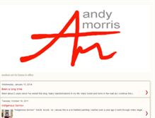 Tablet Screenshot of andymorrisart.blogspot.com