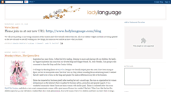 Desktop Screenshot of ladylanguage.blogspot.com