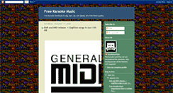 Desktop Screenshot of freekaraokemusic.blogspot.com