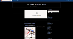 Desktop Screenshot of bkkgundam.blogspot.com