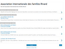 Tablet Screenshot of familles-rivard.blogspot.com