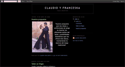 Desktop Screenshot of claudioyfranceska.blogspot.com