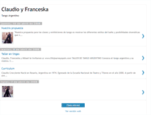 Tablet Screenshot of claudioyfranceska.blogspot.com