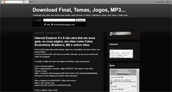 Desktop Screenshot of downloadfinal.blogspot.com