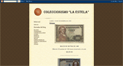 Desktop Screenshot of coleccionismolaestela-entradas.blogspot.com