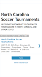 Mobile Screenshot of northcarolinasoccertournaments.blogspot.com