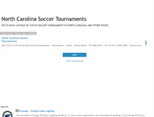 Tablet Screenshot of northcarolinasoccertournaments.blogspot.com