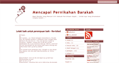 Desktop Screenshot of pernikahanbarakah.blogspot.com