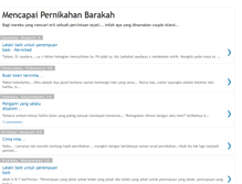 Tablet Screenshot of pernikahanbarakah.blogspot.com