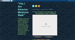 Desktop Screenshot of iamamericamedicinewalk.blogspot.com