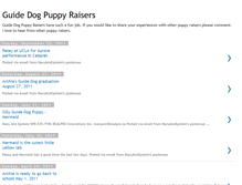 Tablet Screenshot of guidedogpuppyraisers.blogspot.com