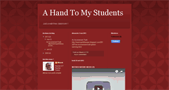 Desktop Screenshot of ahandtomystudents.blogspot.com