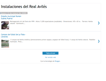 Tablet Screenshot of instalacionesdelrealaviles.blogspot.com