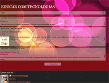 Tablet Screenshot of educar-com-tecnologia.blogspot.com