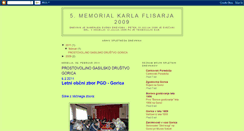 Desktop Screenshot of flisarjevmemorial2009.blogspot.com