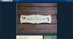 Desktop Screenshot of ambersgloriette.blogspot.com