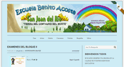 Desktop Screenshot of escuelabenitoacosta.blogspot.com