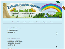 Tablet Screenshot of escuelabenitoacosta.blogspot.com