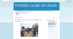 Desktop Screenshot of futebolclubedalegua.blogspot.com