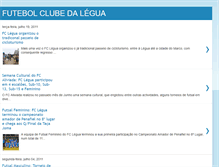 Tablet Screenshot of futebolclubedalegua.blogspot.com