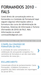 Mobile Screenshot of formandos2010fals.blogspot.com