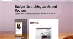 Desktop Screenshot of budgetmealsrecipes.blogspot.com