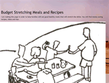 Tablet Screenshot of budgetmealsrecipes.blogspot.com