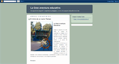 Desktop Screenshot of lagranaventuraeducativa.blogspot.com