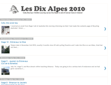 Tablet Screenshot of lesdixalpes.blogspot.com