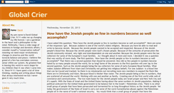 Desktop Screenshot of globalcrier.blogspot.com