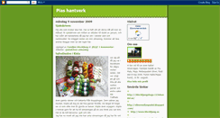 Desktop Screenshot of piashantverk.blogspot.com