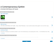 Tablet Screenshot of contemporaneousepithet.blogspot.com