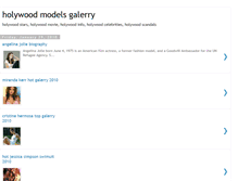 Tablet Screenshot of holywood-models.blogspot.com