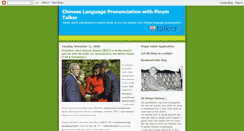 Desktop Screenshot of chineselanguagepronunciation.blogspot.com