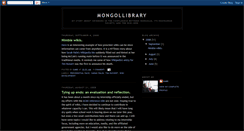 Desktop Screenshot of mongollib.blogspot.com