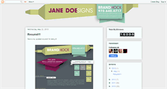 Desktop Screenshot of janedoesigns.blogspot.com
