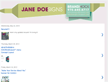 Tablet Screenshot of janedoesigns.blogspot.com